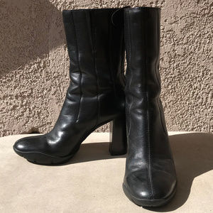 Cole Haan Nike Air G midcalf leather boots sz 8